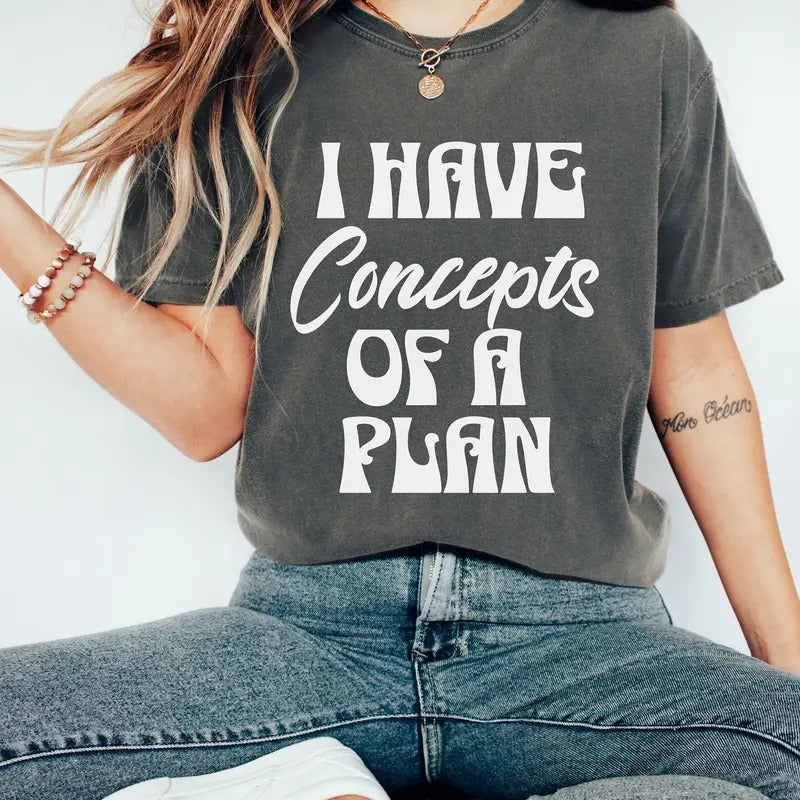 I have ideas of a plan 2024 election tshirt, funny discussion shirt, political shirt, funny discussion quote, sarcastic...