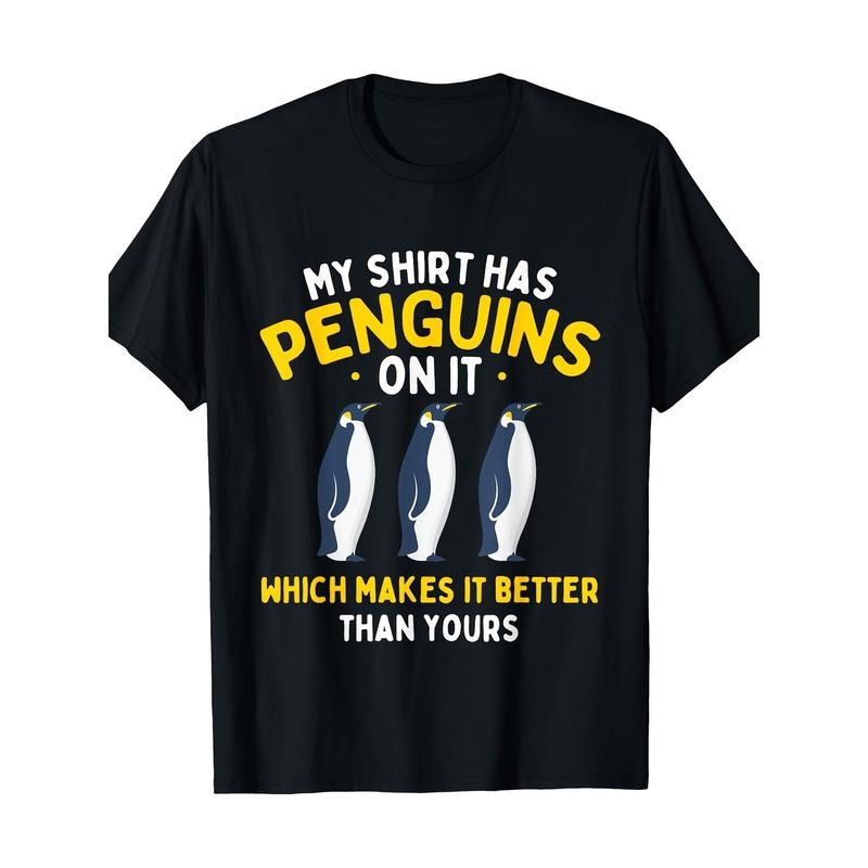 I have penguins on my shirt - Penguin Lover Birder T-shirt Made in USA Hoodie, Sweatshirt | HypeCrazeTee.com