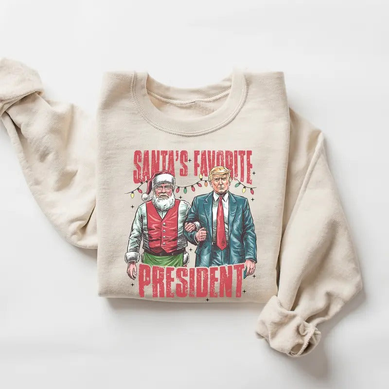 I'll Be Home for Christmas Trump Shirt, Humorous Trump Christmas T-Shirt, President 2024 Trump Shirt, Election 2024,...