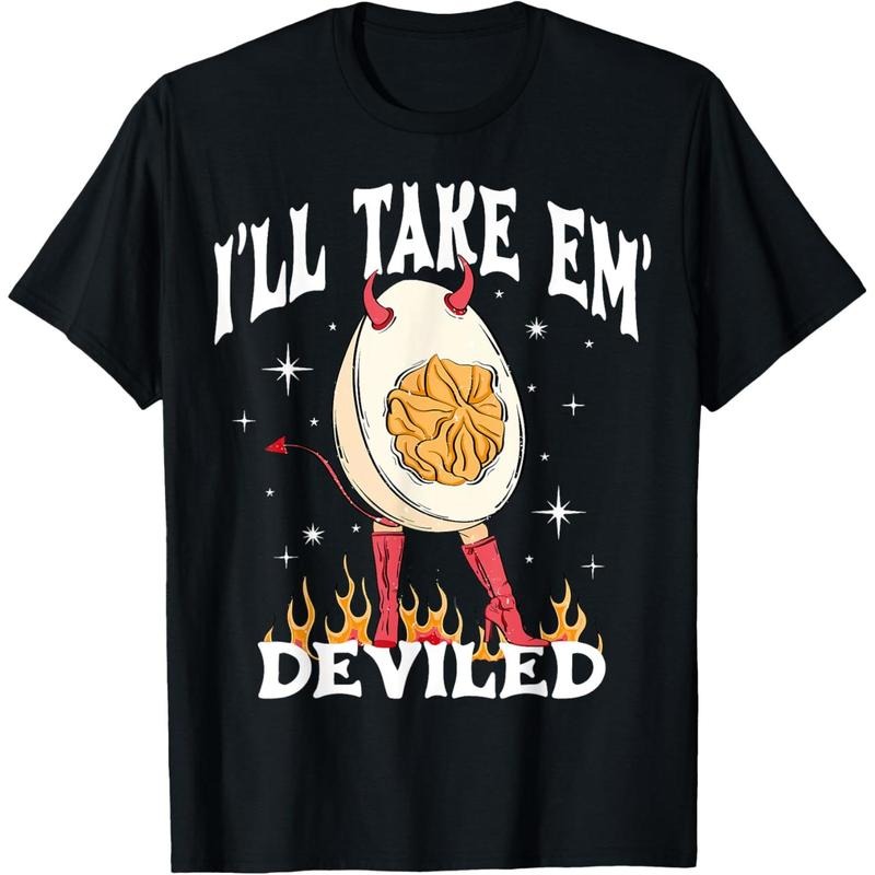 I'll Take 'Em Deviled Autumn Thanksgiving Funny Deviled Eggs T-Shirt Hoodie, Sweatshirt | HypeCrazeTee.com