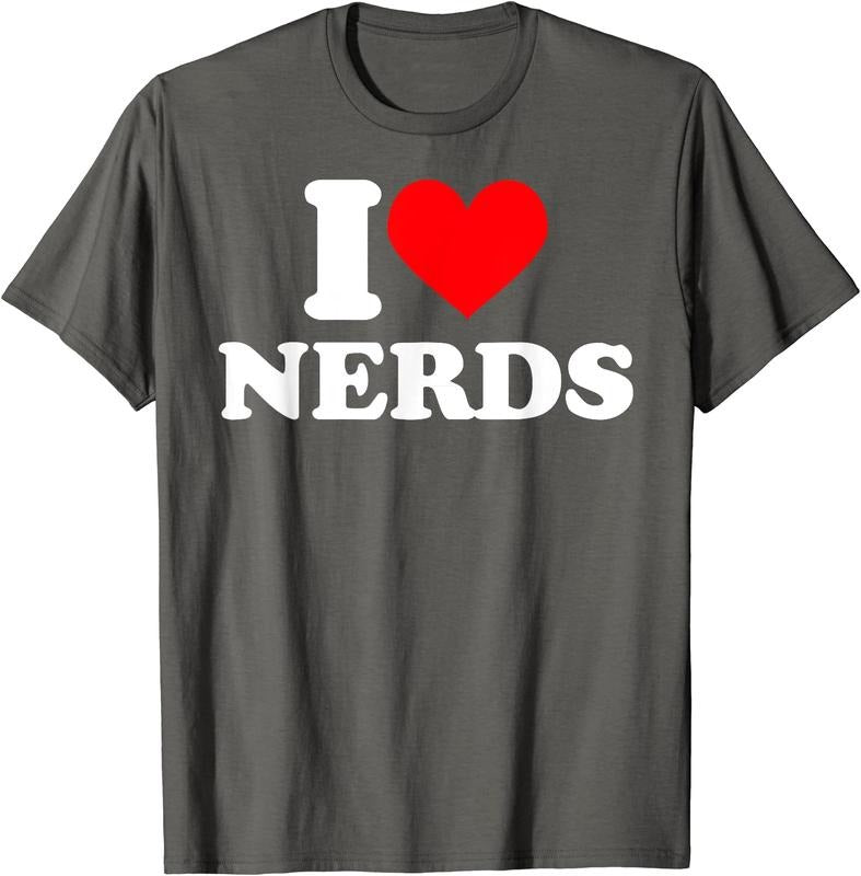 I love nerds T-Shirt | Unisex Cotton Tee, Size S-5XL Hoodie, Sweatshirt | HypeCrazeTee.com