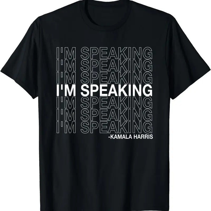 I'm Speaking Kamala Harris Funny Vice Presidential Debate T-Shirt Hoodie, Sweatshirt | HypeCrazeTee.com