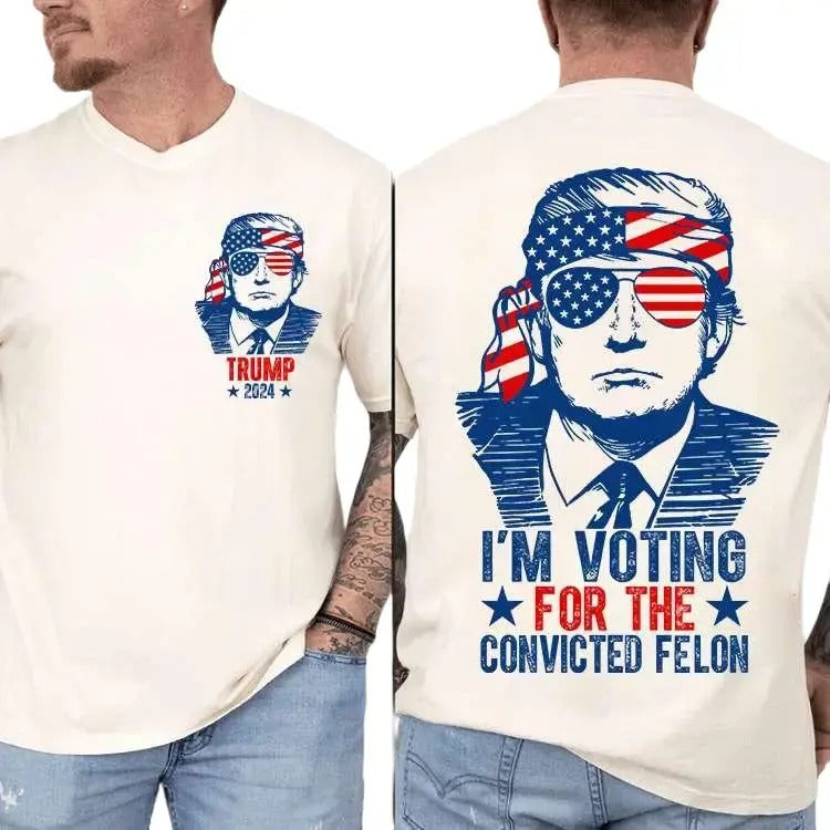 I'm V0ting For The Fell0n Shirt Trrum For Presiident 2024 Hoodie, Sweatshirt | HypeCrazeTee.com
