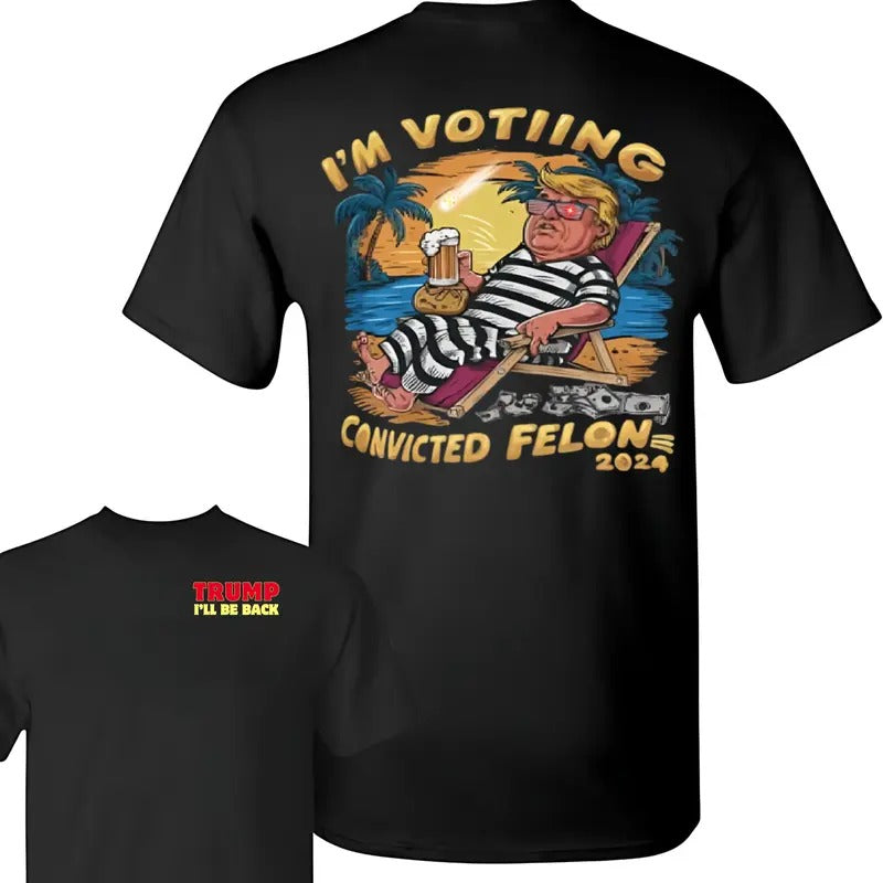 I'm V0ting For The Fell0n Shirt Trrum For Presiident 2024, Gift For Men- Gift For Women, Full Color Hoodie, Sweatshirt