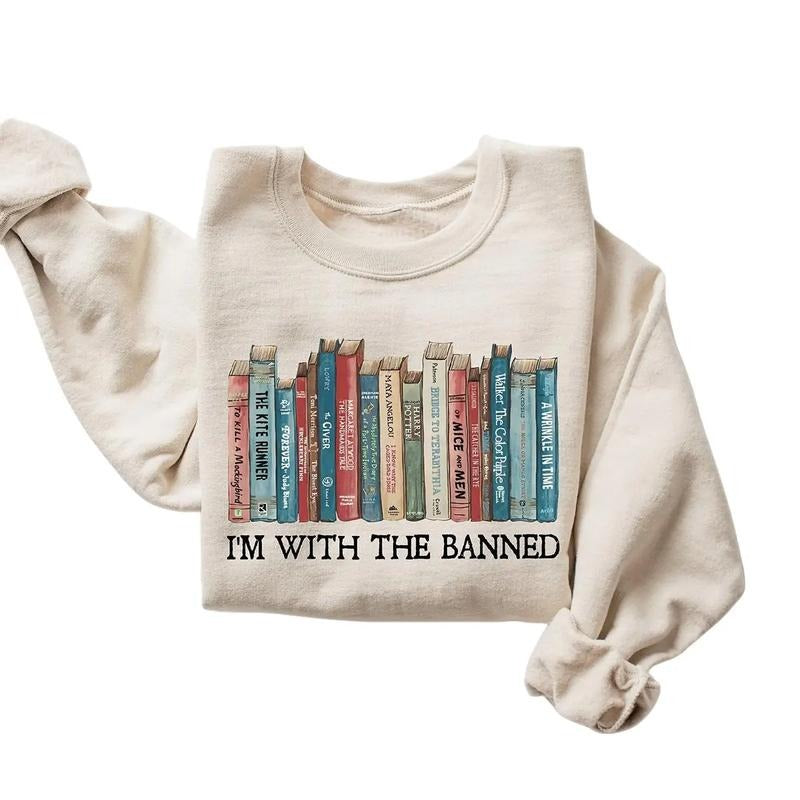 I'M Banned Banned Books Book Lover Teacher Happy Back School Librarian School Staff T-Shirts, Hoodie, Sweatshirt
