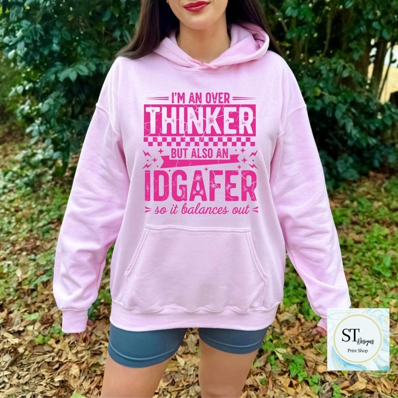 I'm an Overthinker Sarcastic T-Shirt Crewneck or Hoodie Sweatshirt | HypeCrazeTee.com