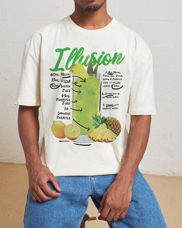 ILLUSION T-SHIRT, Men Summer Fashion Cotton, Cotton Menswear, S to 3XL Soft Top Hoodie, Sweatshirt | HypeCrazeTee.com