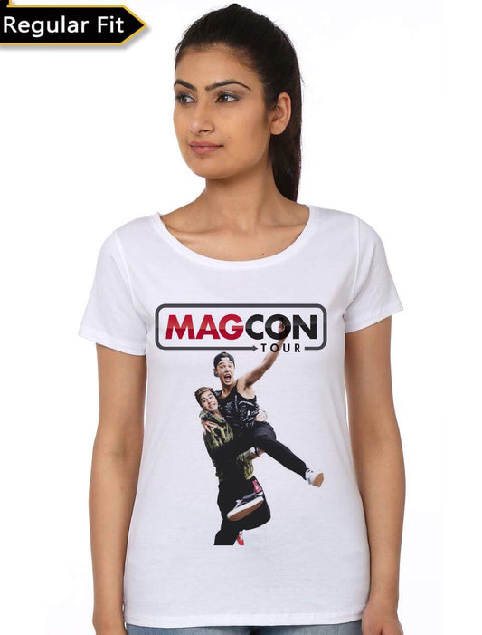 Love Triangle Magcon Tour White T-Shirt