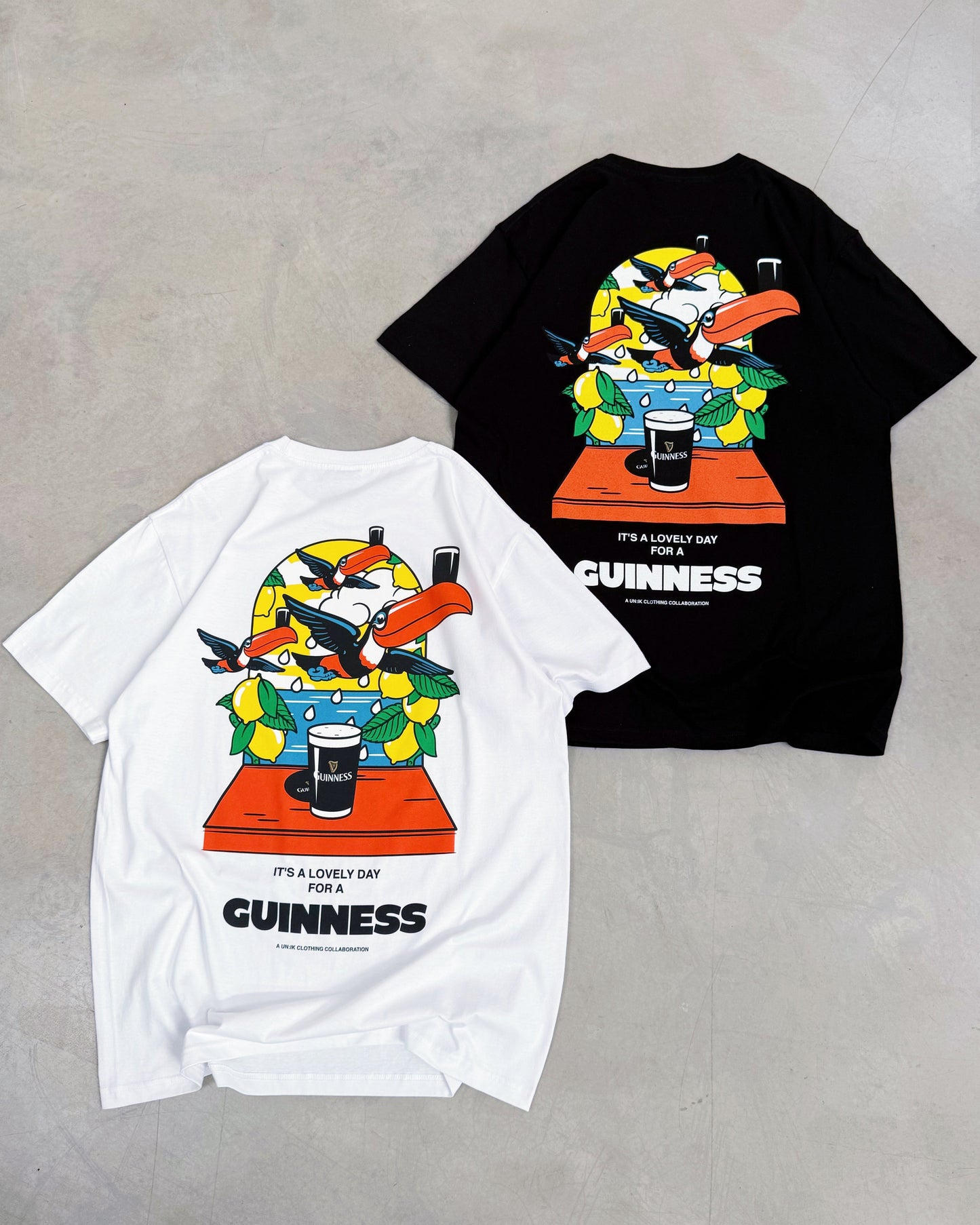 Guinness x UN:IK 'Lovely Drops' Tee Twinpack