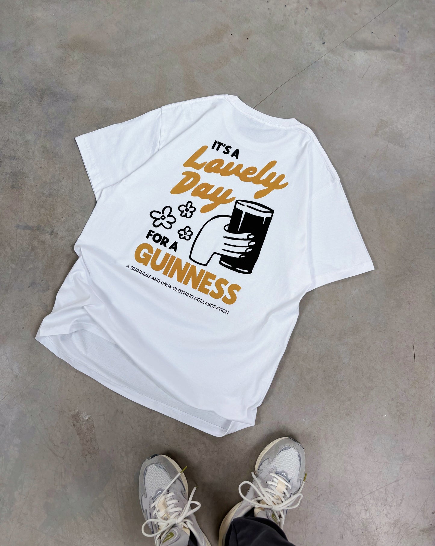 Guinness x UN:IK 'Cheers' Tee - White