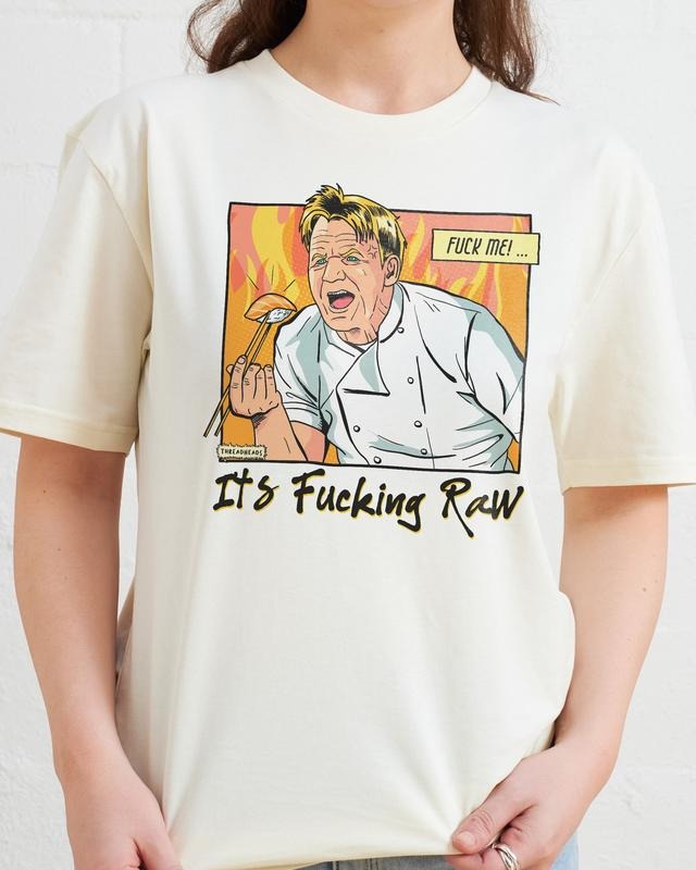 IT'S RAW! T-SHIRT, Men Summer Fashion Cotton, Cotton Menswear, S to 3XL Soft Top Hoodie, Sweatshirt | HypeCrazeTee.com