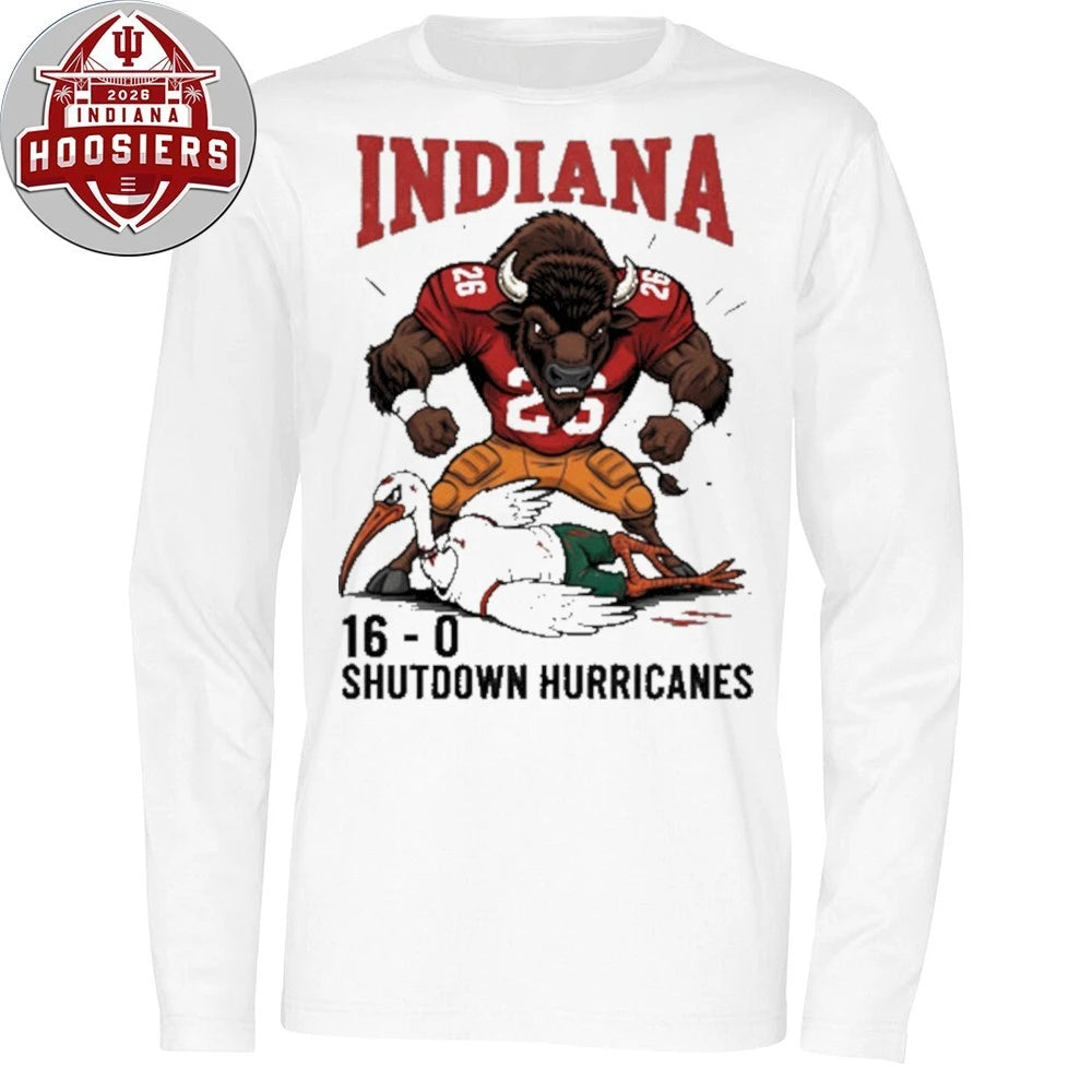 IU Dominant Win 16-0 Shutdown Hurricanes Tee Shirt