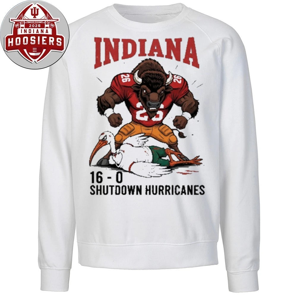 IU Dominant Win 16-0 Shutdown Hurricanes Tee Shirt