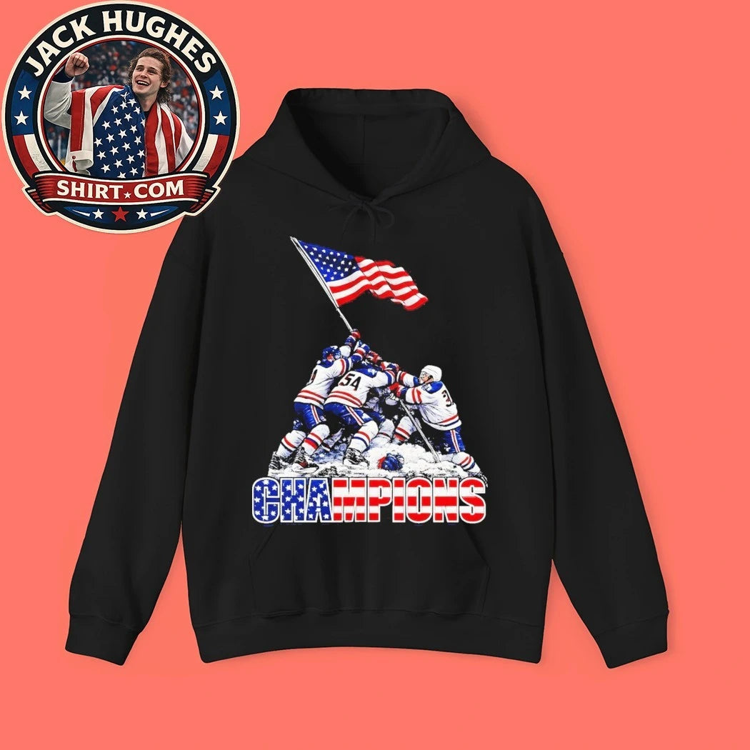 Ice Hockey Champions 2026 USA Players Flag Trending Shirt