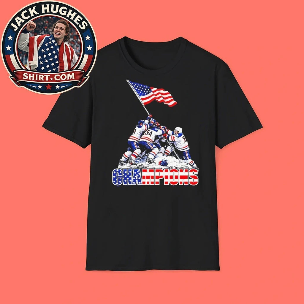 Ice Hockey Champions 2026 USA Players Flag Trending Shirt
