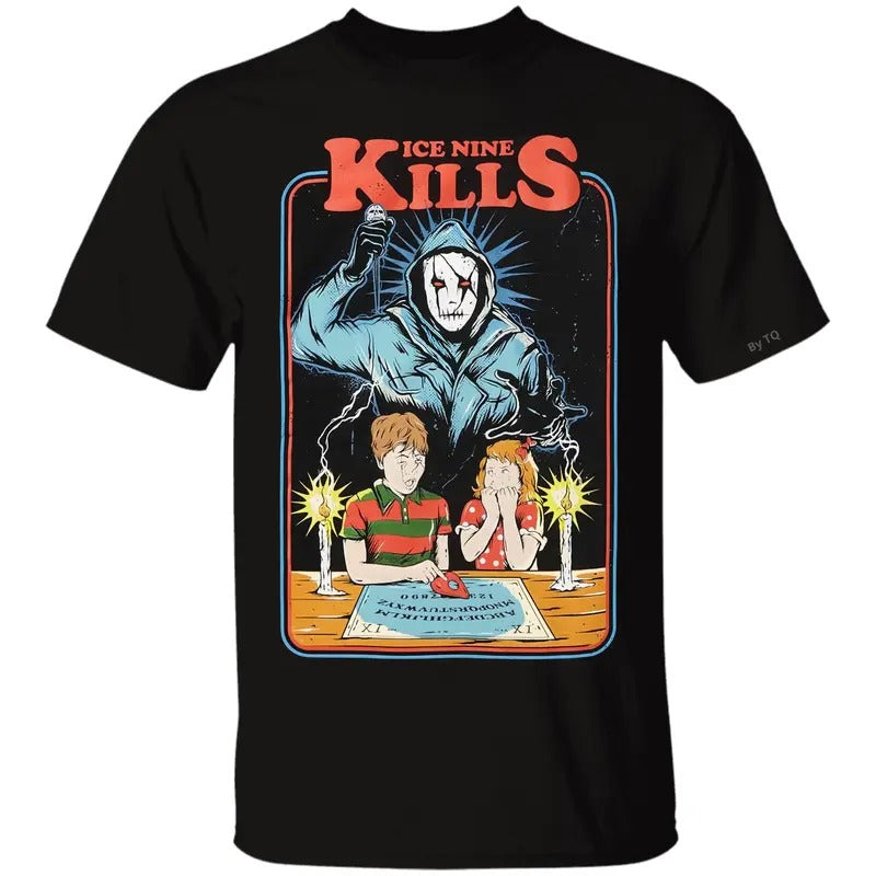 Ice Nine Kills Evil Conjuring T-Shirt Full Color, Cotton Unisex For Men, For Women Hoodie, Sweatshirt | HypeCrazeTee.com
