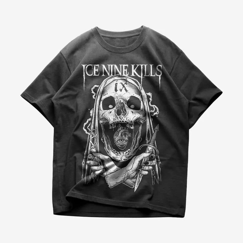 Ice Nine Kills T-Shirt - Soft Cotton Fabric - Horror-Inspired - Must-Have for Metal Fans