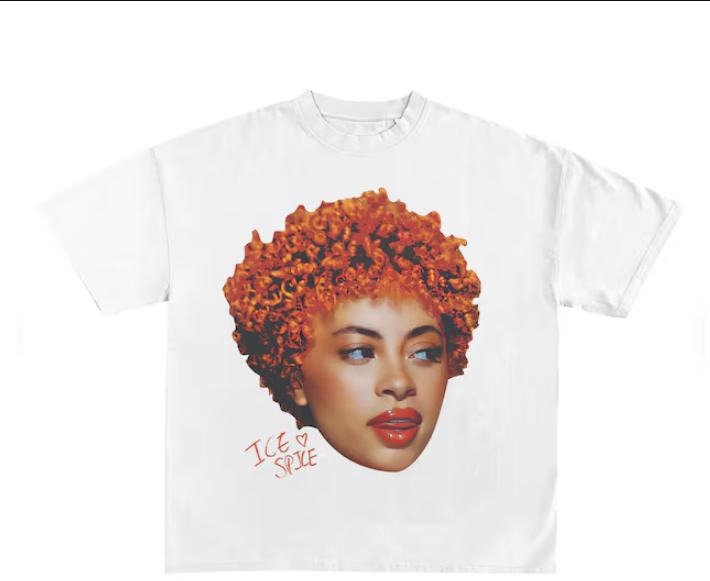 Icee Spice Shirt White, Vintage Rap Tee Spice, Hip Hop Graphic T-Shirt Classic Cotton Hoodie, Sweatshirt | HypeCrazeTee.com