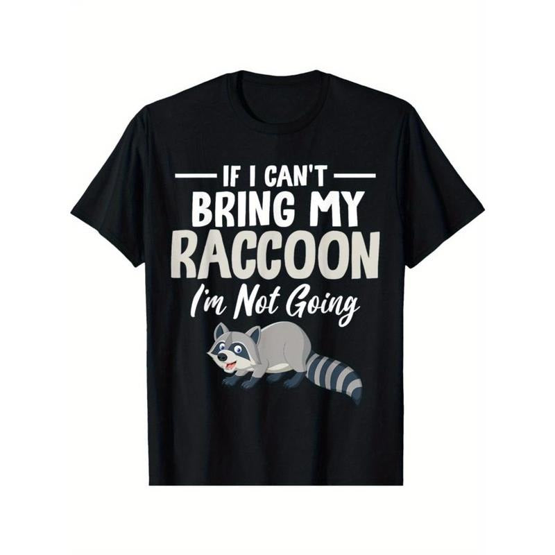 If I-Can't Bring My Raccoon I'm Not Going Funny Raccoon T-Shirt Made in USA Hoodie, Sweatshirt | HypeCrazeTee.com