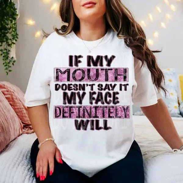 If My Mouth Doesn't Say It DTF Transfers - THIS IS NOT A SHIRT Hoodie, Sweatshirt | HypeCrazeTee.com