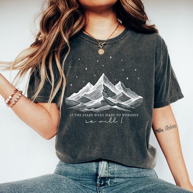 If The Stars Were Made To Worship Shirt, Women Christian Gifts, Bible Verse Shirt, Faith Christian Gifts, Religious...
