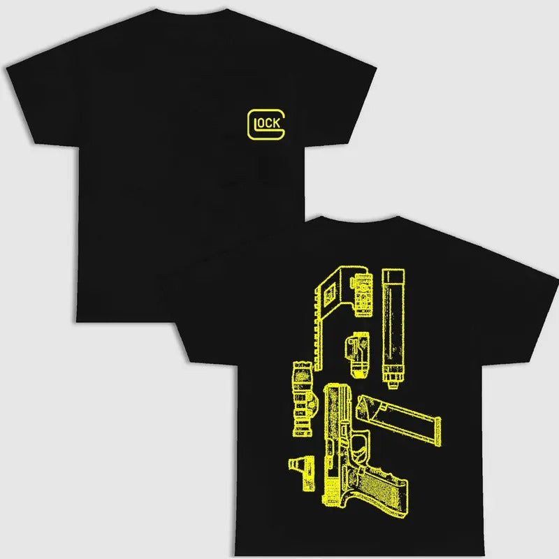 In Glock We Trust T-Shirt, Black Version, S to 4XL, Menswear Hoodie, Sweatshirt | HypeCrazeTee.com