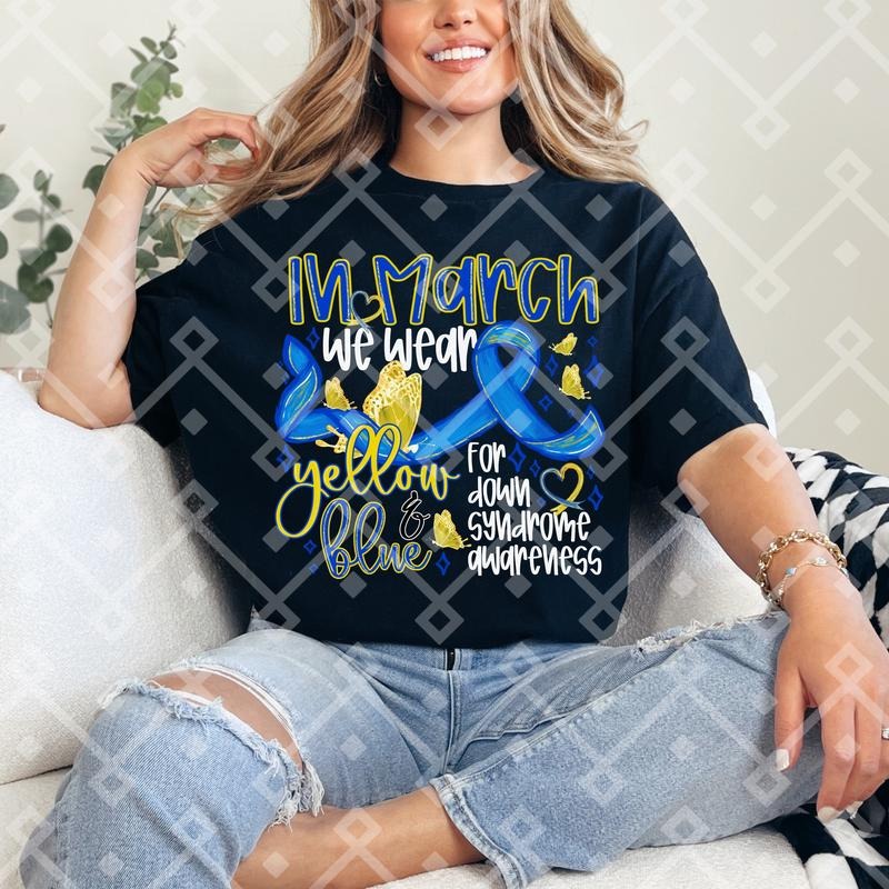 In March Down Syndrome White INK DTF Transfers - THIS IS NOT A SHIRT Hoodie, Sweatshirt | HypeCrazeTee.com