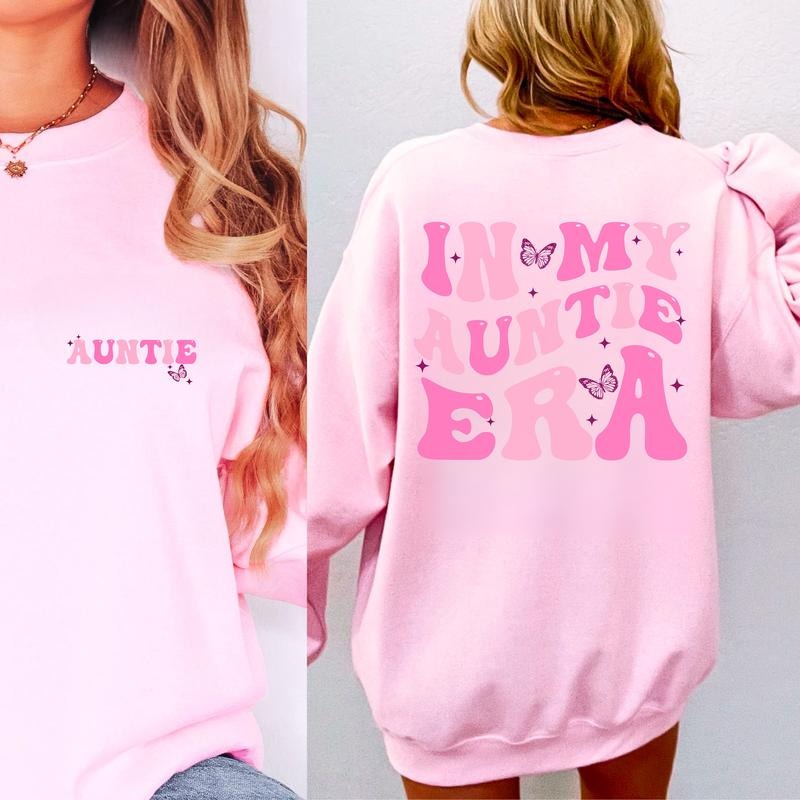 In My Auntie Era Sweatshirt, Aunt Era gift  T-shirt, sweater and Hoodie | HypeCrazeTee.com