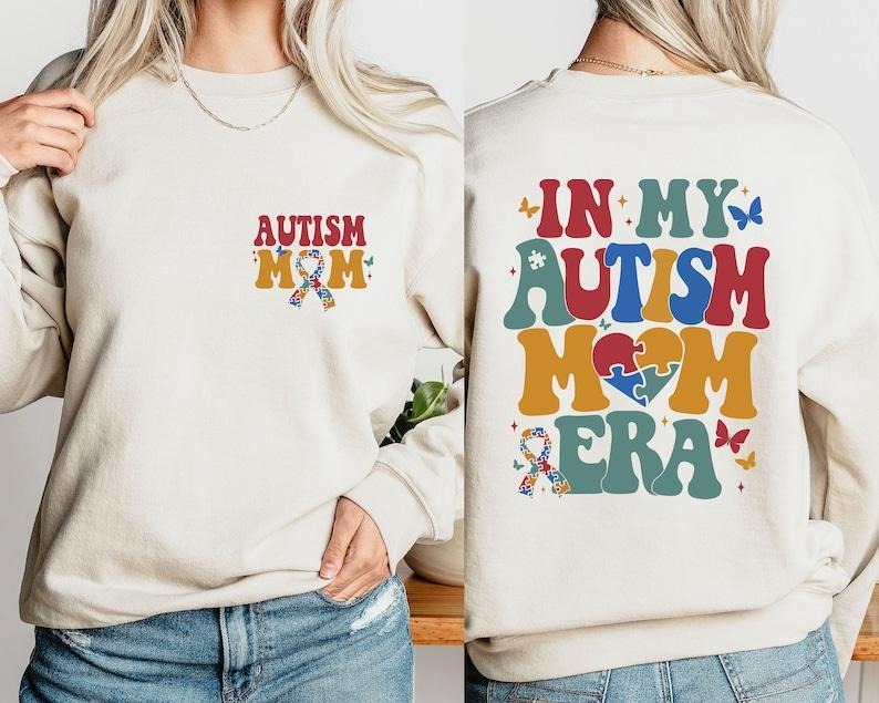 In My Autism Mom Era T-shirt, Autism Mom Shirt, Inclusion Matter Tee, Autism Month Sweatshirt, Autism Awareness T-shirts,...