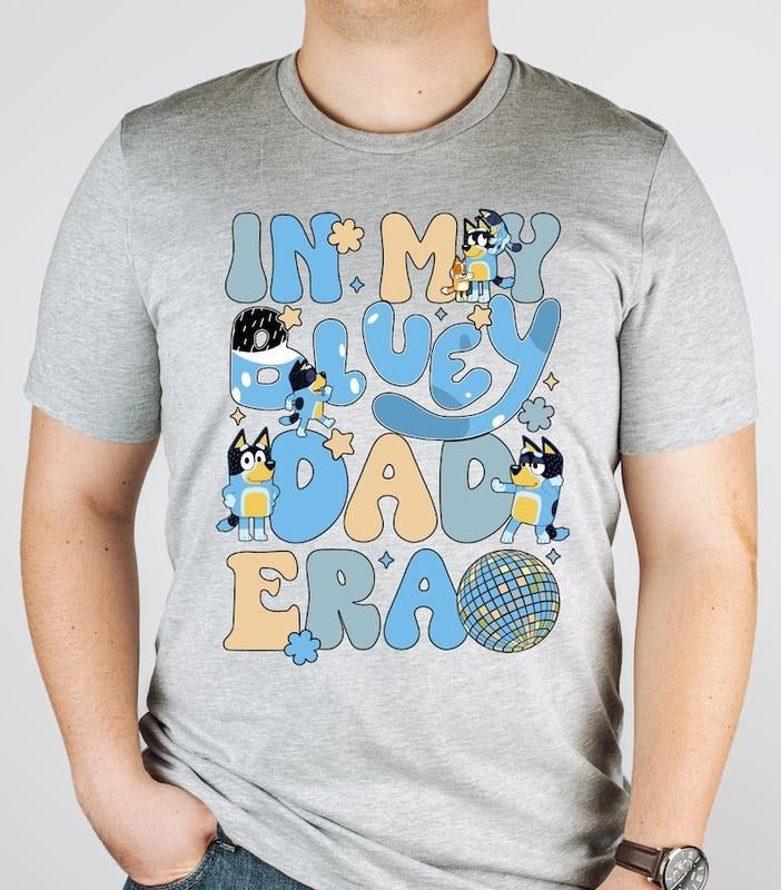 In My Bluey Dad Era Shirt, Bluey Cool Dad Club Shirt, Bluey Chilli Heeler Shirt, Bluey Dad Shirt, Bluey Dad Gift, In My...