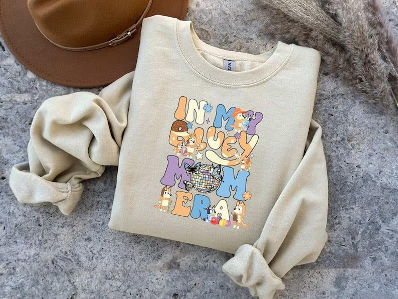 In My Bluey Mom Era Shirt, Bluey Cool Mom Club Shirt, Bluey Chilli Heeler Shirt, Bluey Mom Shirt, Bluey Mum Gift, In My...