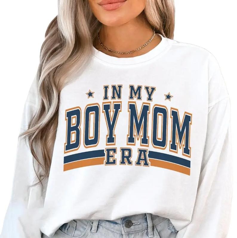 In My Boy Mom Era Sweashirt, In My Boy Mom Era Shirt, Boy Mom Gift, Boy Mama Shirt, Expecting Mom Gift, Unisex...