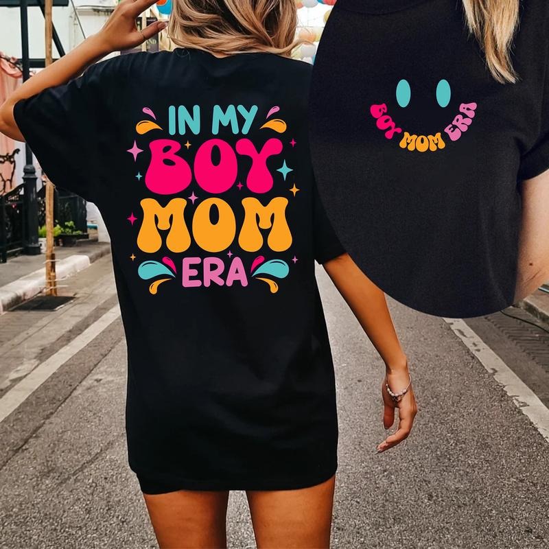 In My Boy Mom Era T-shirt, Boy Mom Shirt, Boy Mama, New Mom Gift, Gender Reveal, Pregnancy Shirt Hoodie, Sweatshirt