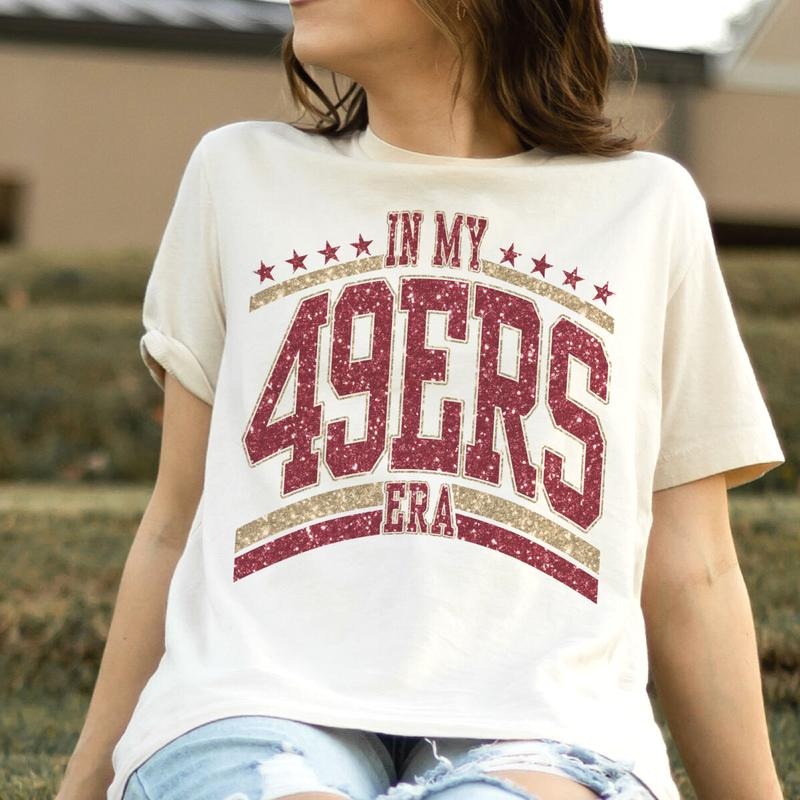 In My Niners Era Football Tshirt Football Team Color Niners Era Tee Unisex Football T-Shirts Game day Sports Tees...