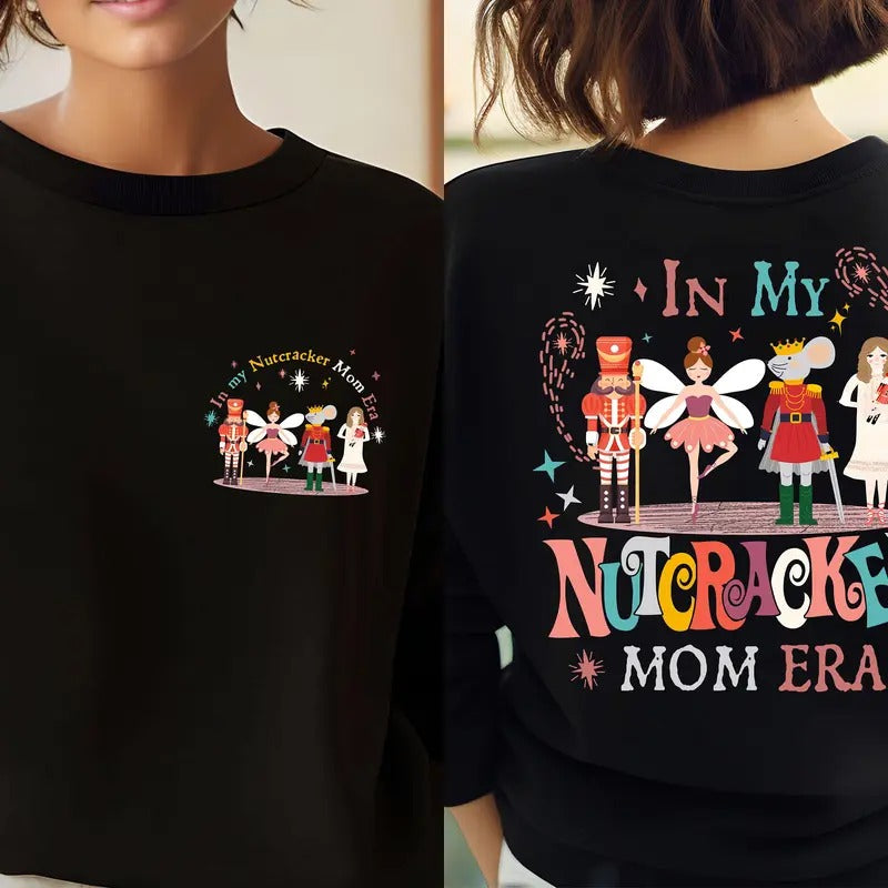 In My Nutcracker Mom Era Vintage Sweatshirt,Christmas Nutracker Sweatshirt, In My Nutcracker Mom Era,Christmas Gift For...