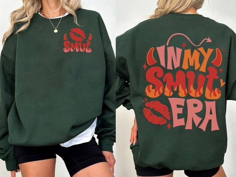 In My Smut Era T-Shirt, Bookish Sweatshirt, Probably Reading Smut Hoodie, Smut Slut Booktok Tee | HypeCrazeTee.com