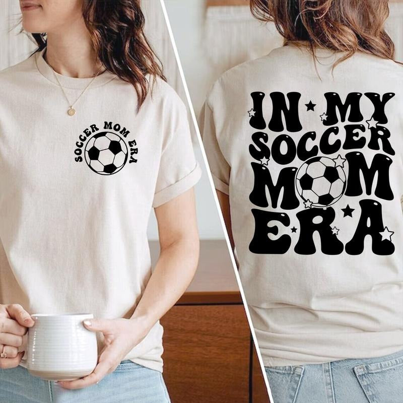 In My Soccer Mom Era T-shirt, Soccer Mom Shirt, Game Day Soccer, Soccer Mama, Retro Concert Shirt, Gift for Mom, Mom Era...