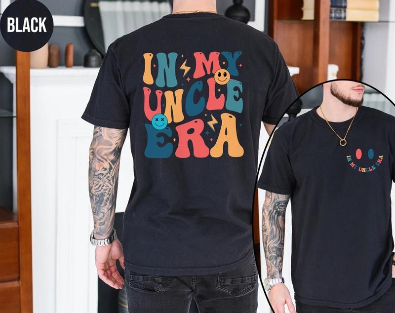 In My Uncle Era T-shirt, Gift For Uncle, Uncle Birthday Gift, Uncle T Shirt, Best Uncle, Cool Uncle, Retro Concert, New...