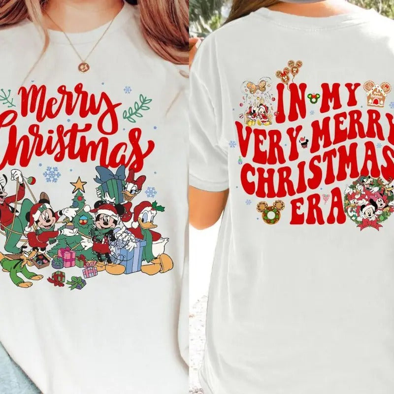 In My Very Merry Christmas Sweatshirt Tshirt, Mouse And Friends Christmas Tee, Christmas Tee Hoodie | HypeCrazeTee.com