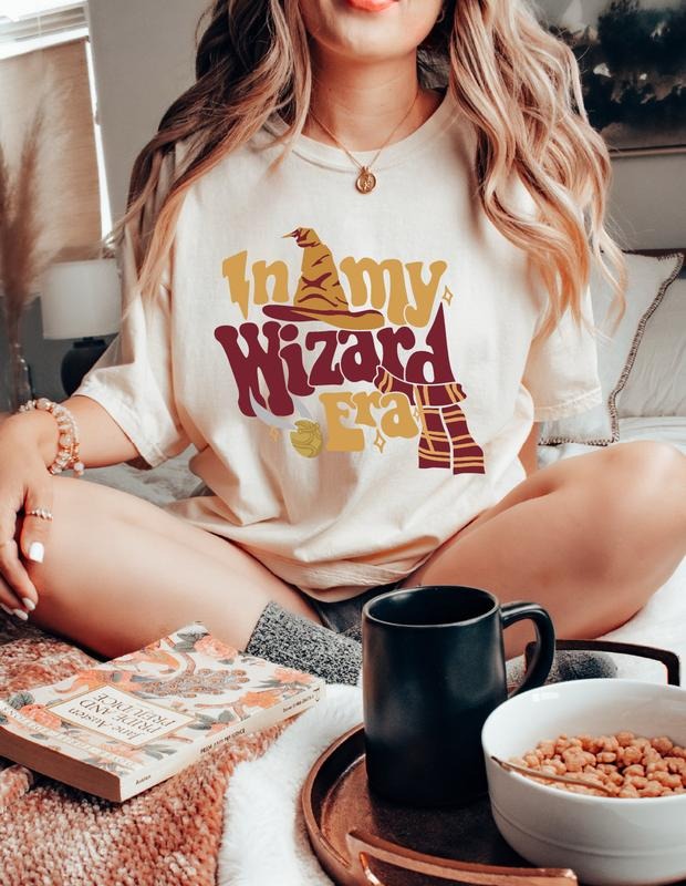 In My Wizard Era T-Shirt, Wizard Shirt, Wizard School Shirt, Wizarding World Shirt, Funny Wizard Shirt, Gift for Fan,...