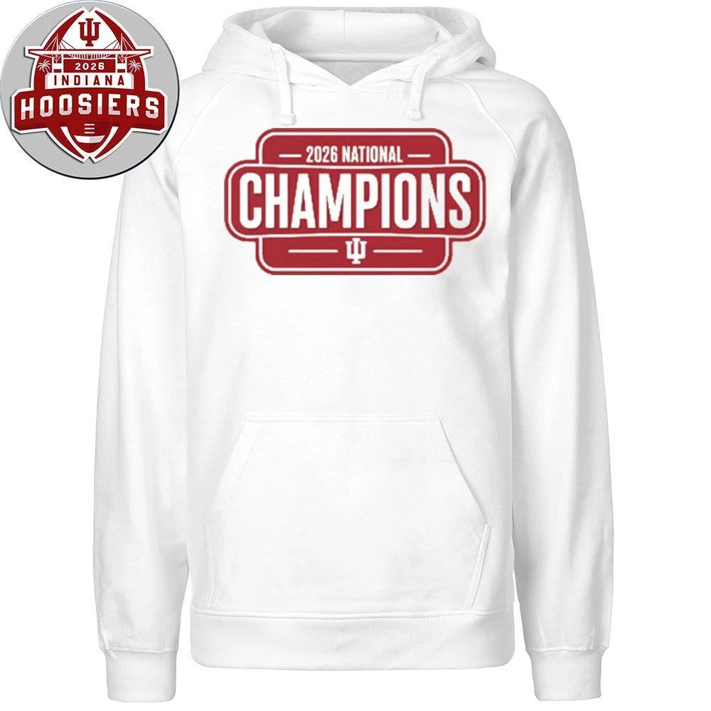 Indiana Champions 2026 National Logo Tee Shirt