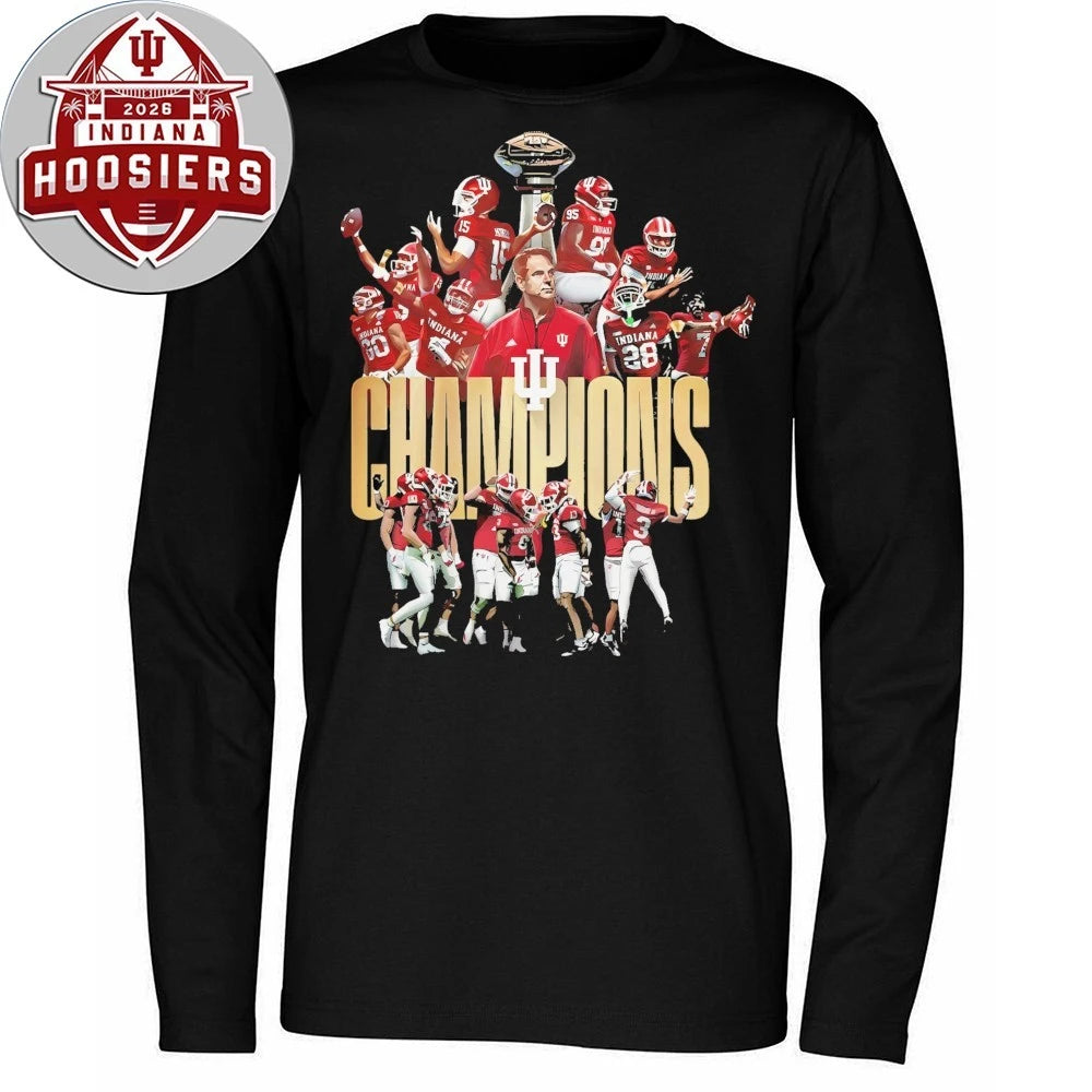 Indiana College Football Playoff National Championship 2026 U Hoosiers Fan Logo Shirt