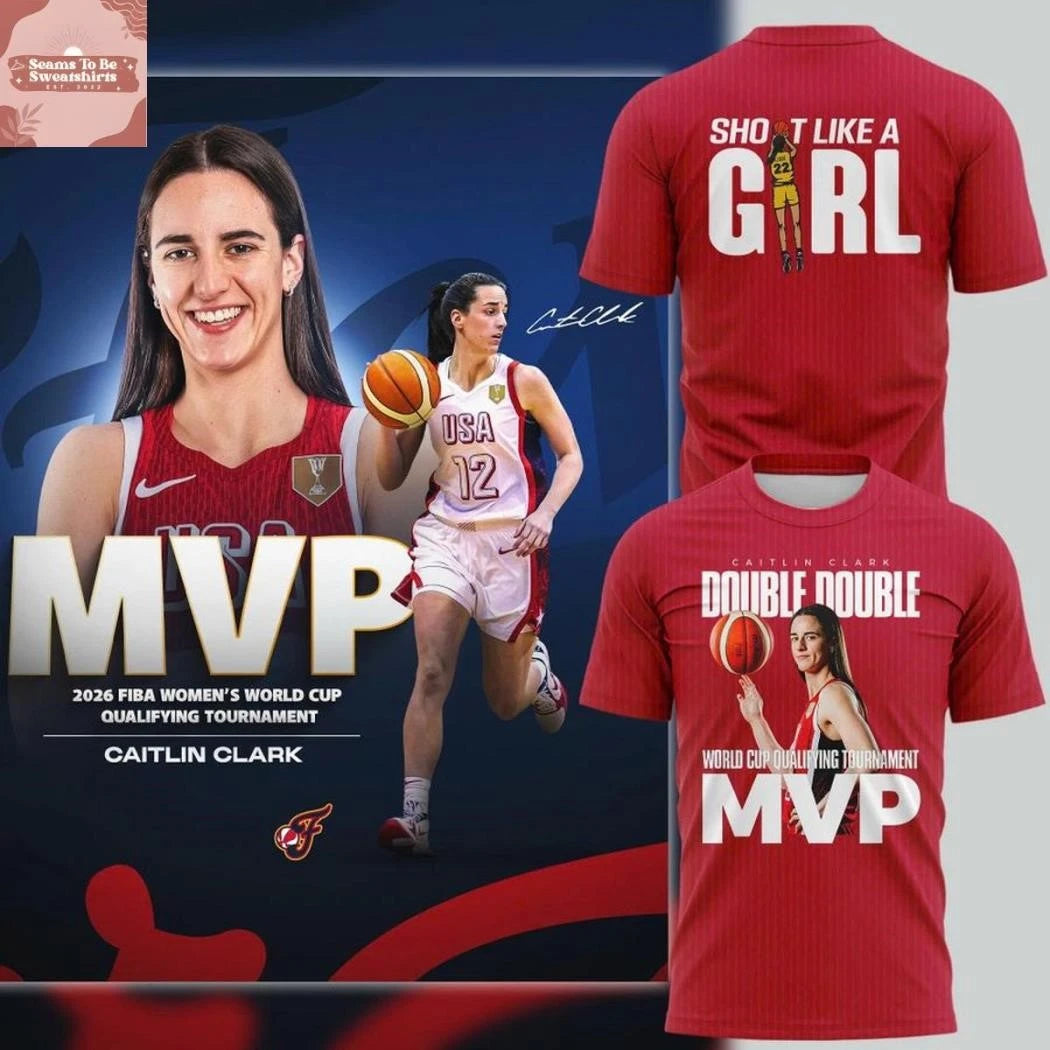 Indiana Fever Caitlin Clark MVP 2026 FIBA Women’s World Cup Qualifying Tournament Shirt