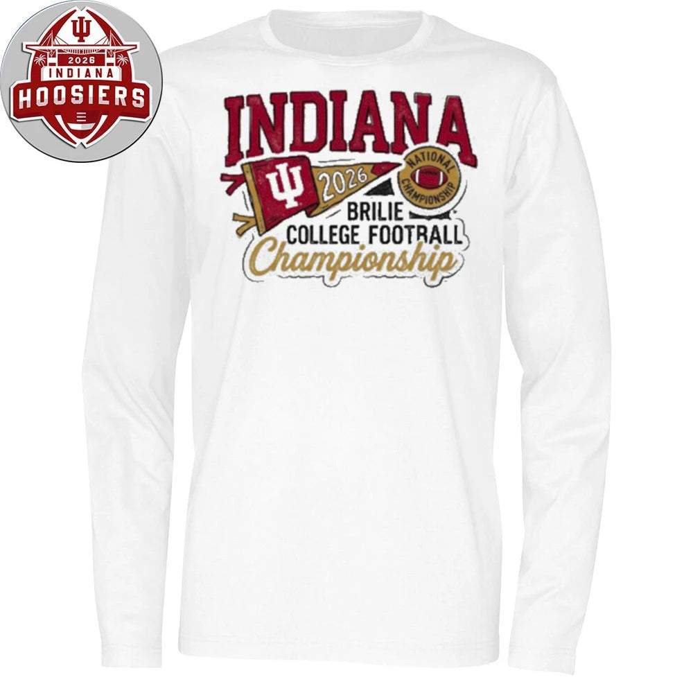 Indiana Football 2026 National Champions Sports Fan Logo Tee Shirt
