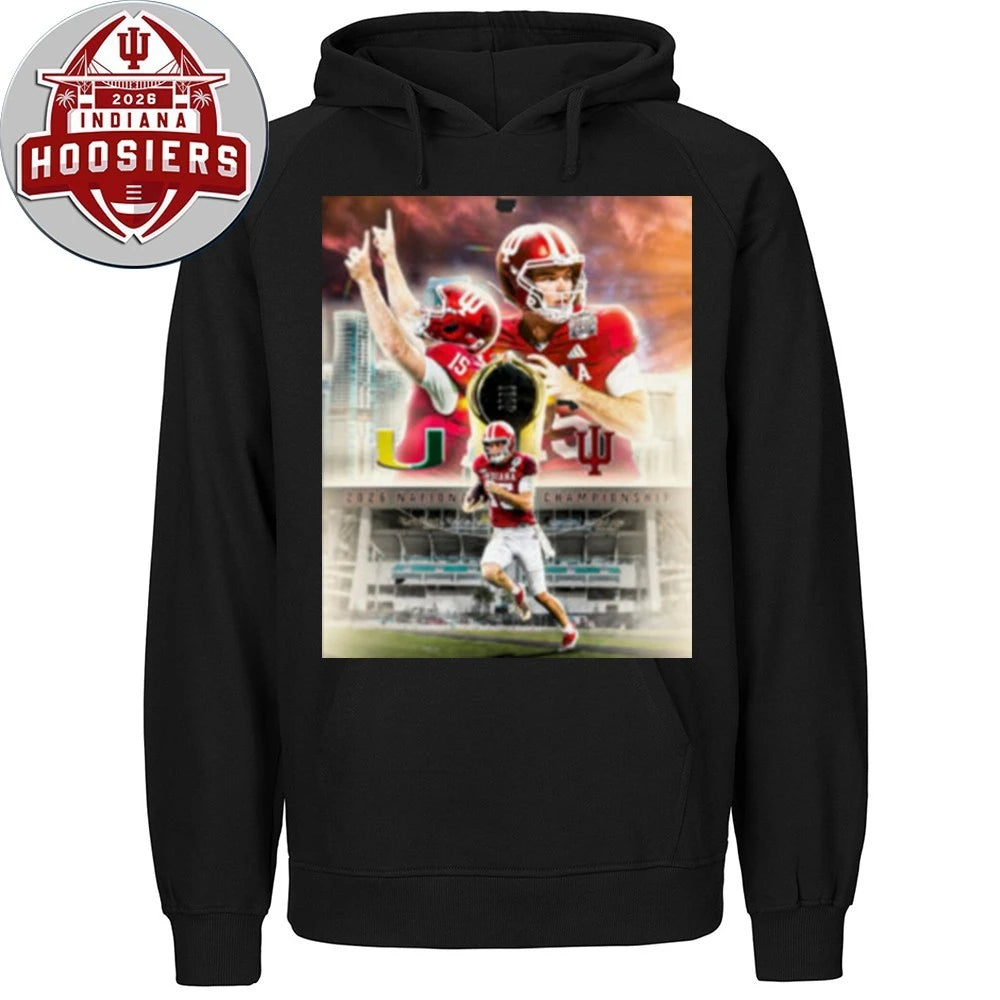 Indiana Football 2026 National Championship Football Cup And Logo T-Shirt