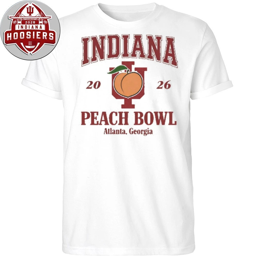 Indiana Peach Bowl College Football IU Fan Game Sports T-Shirt