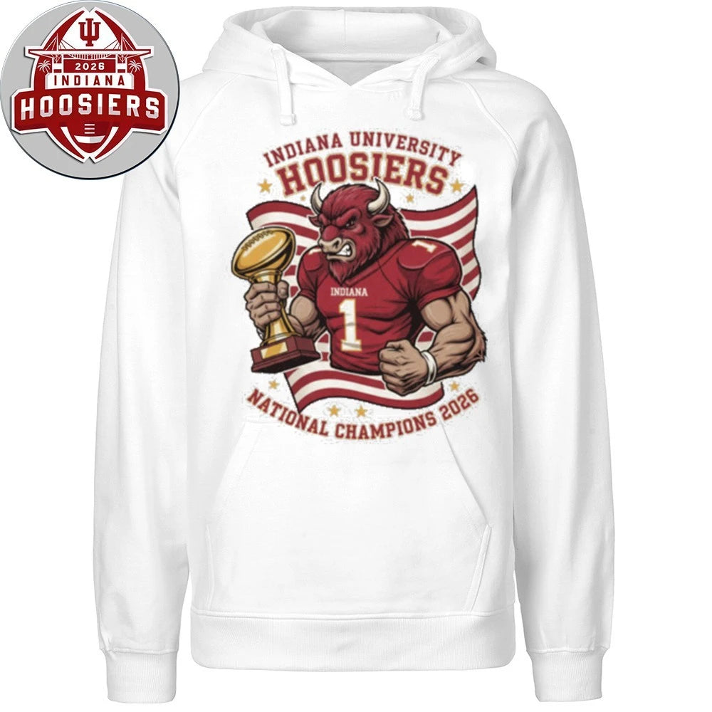 Indiana Victory 2026 Mascot Football Tee Shirt