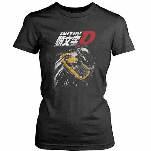 Initial D Anime Sport Womens T-Shirt Tee