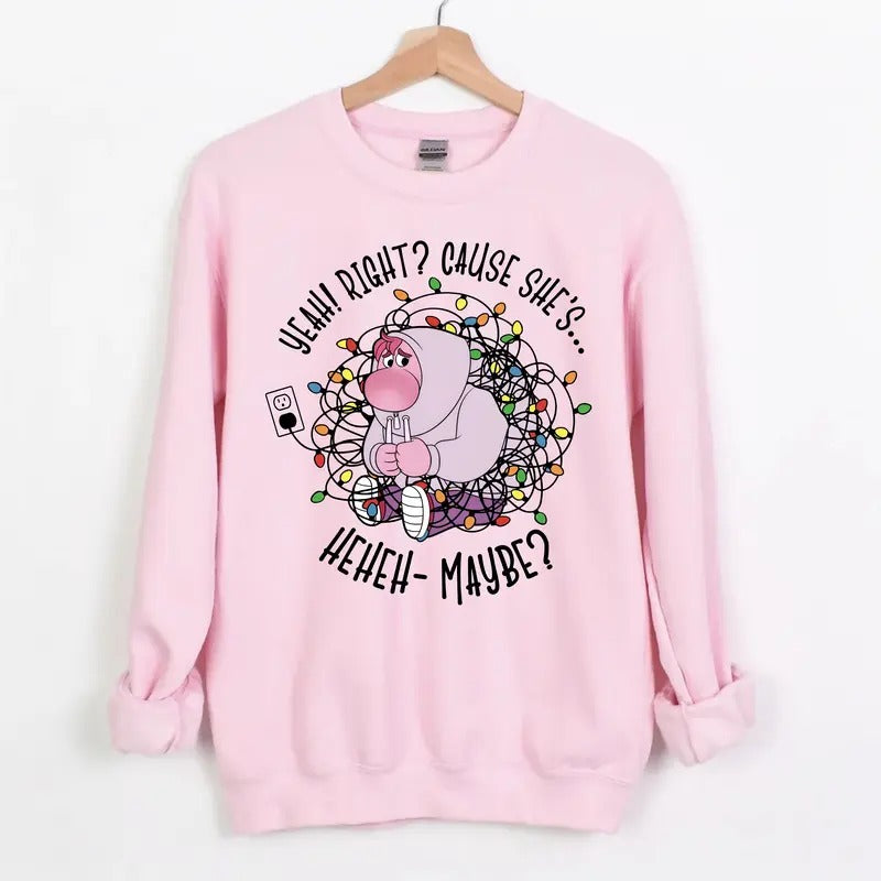 Inside Out 2 Christmas Shirt, Embarrassment Xmas T-Shirt, Inside Out emotions, Emotion of happiness Menswear Canvas...