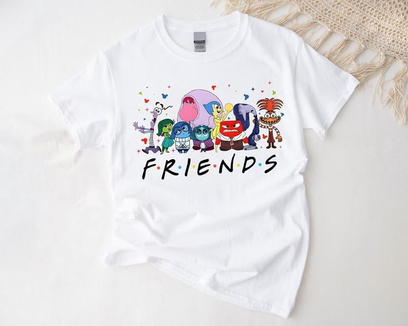 Inside out 2 friends shirt, It's Okay To Feel All The Feels Shirt, Mental Health Matter Shirt, Emotional support shirt,...